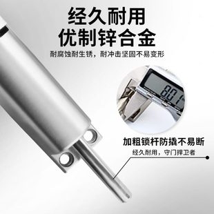 大门专用弹簧地锁扣定位门阻器 门插销锌合金脚踏插销锁地插门锁式