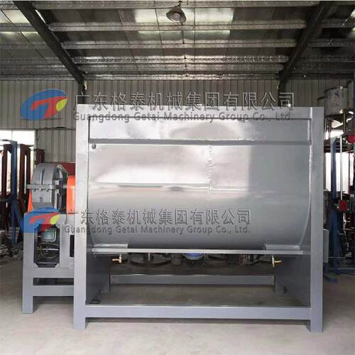 厂家生产烘干机设备洗衣粉物料卧式搅拌机加少许液体均质混合机