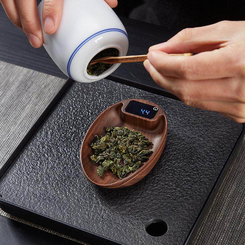 新款高精度茶称电子量茶器迷你称茶秤小型电子秤茶荷克秤无量茶则
