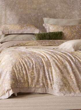 Libon丽本  轻奢高端100S臻品御绒数码印花四件套床单被套床品