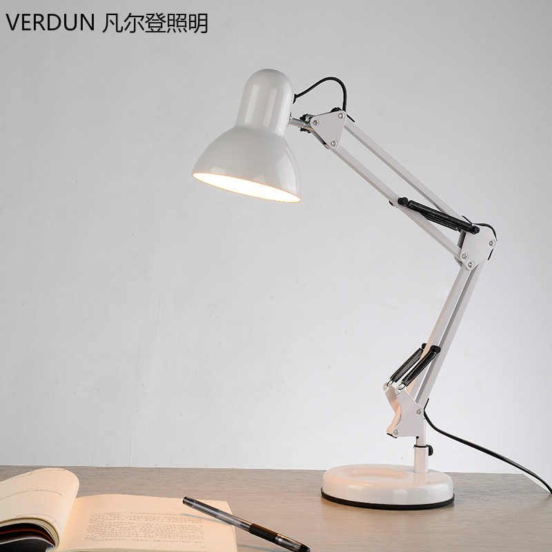 充电台灯 调光LED护眼学习卧室床头宿舍书桌长臂夹子大学生台风,家装灯饰光源,阅读台灯(护眼灯/写字灯),淘宝优惠券,粉丝福利购,淘宝优惠卷