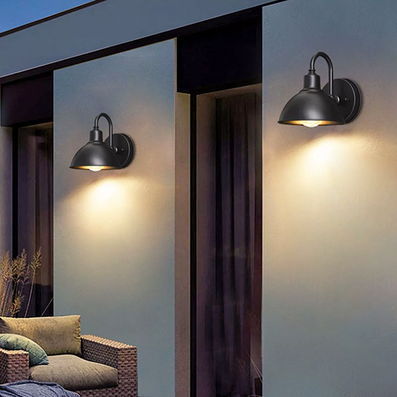 室外感应花园外墙户外壁灯防水工业风复古阳台庭院美式别墅门口灯,家装灯饰光源,户外壁灯,淘宝优惠券,粉丝福利购,淘宝优惠卷