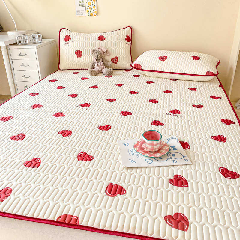 乳胶凉席四件套床笠款夏被夏季可机洗冰丝席三件套单人学生宿舍席,床上用品,乳胶席,淘宝优惠券,粉丝福利购,淘宝优惠卷