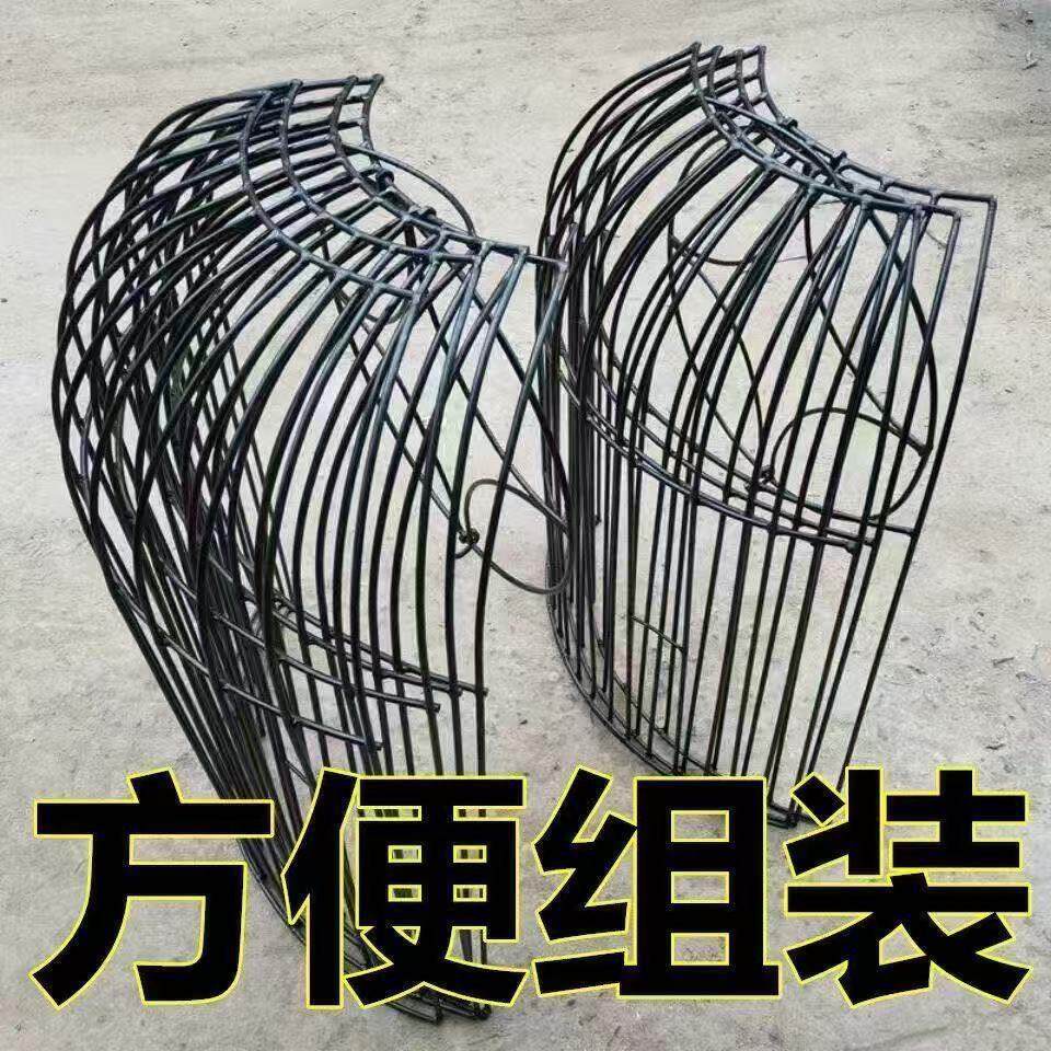斗鸡铁笼斗鸡罩笼斗鸡笼子家用钢筋斗鸡笼加粗斗鸡折叠大号罩笼子