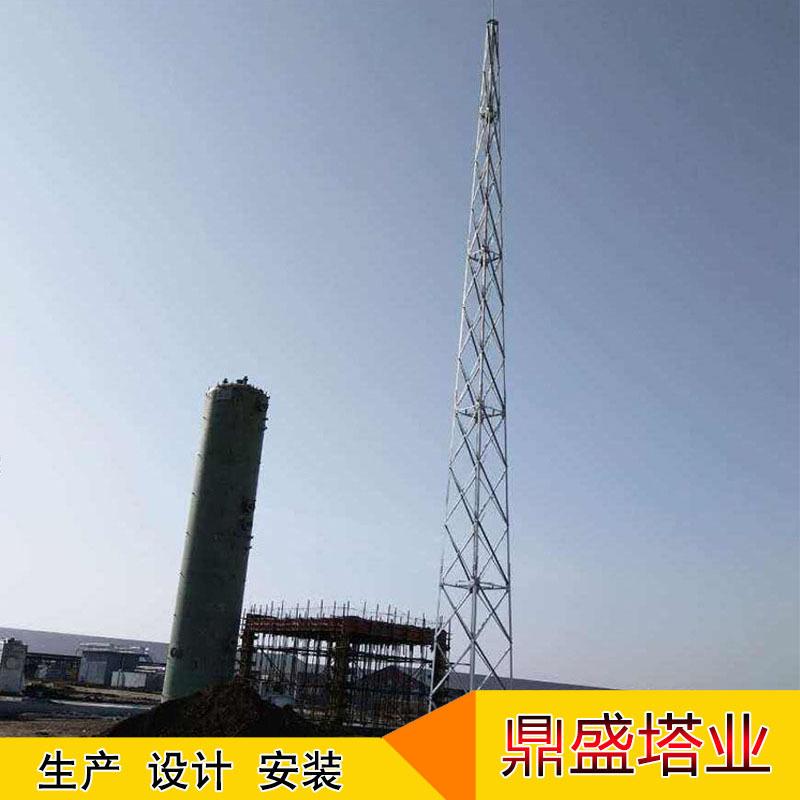 三角避雷塔镀锌角钢GFW避雷线塔气象测风塔生产自然灾害防护铁塔