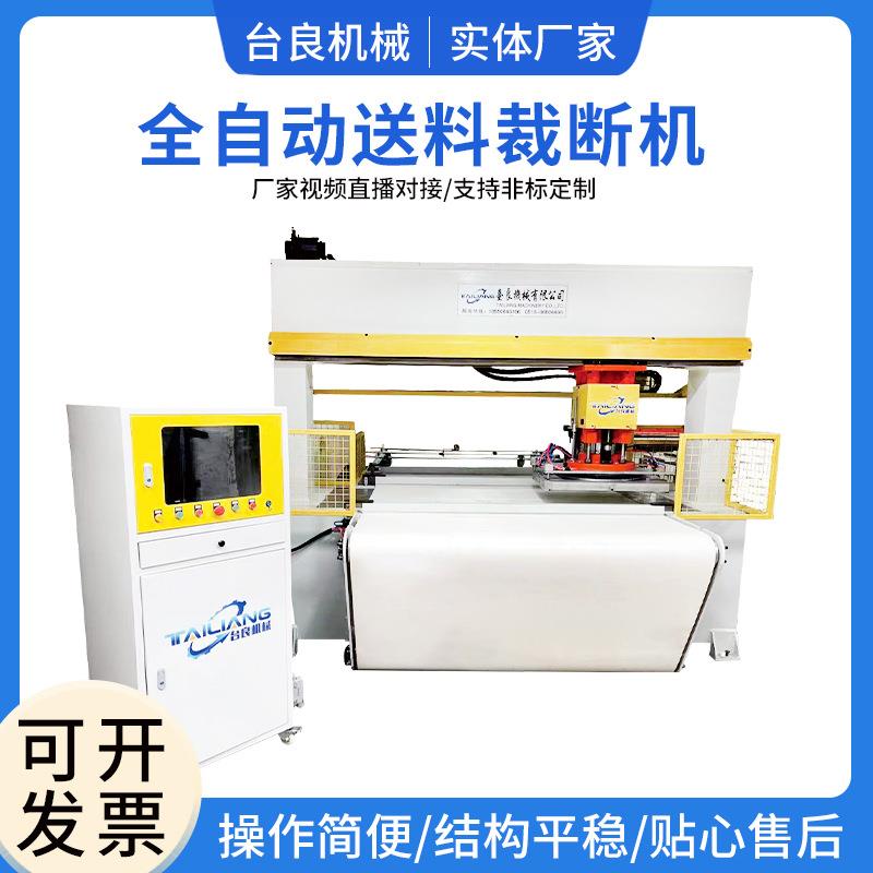 全自动伞布冲切移动头裁断机龙门自动移动头裁断机鞋垫海绵下料机