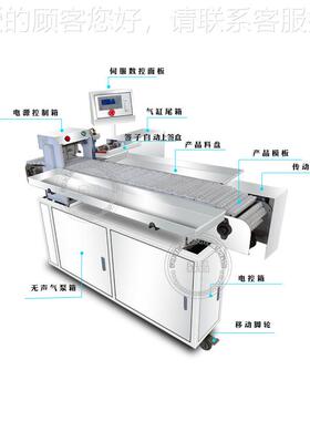全鱼自动片穿串QWE用机羊肉穿串机器连续式穿五花肉机商穿豆腐虾