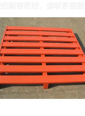 VTN厂家储铁盘叉车金属制托盘两面仓进叉重型货架托堆垛托钢盘