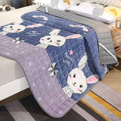 保暖床垫软垫床褥法兰绒褥子1.2双人1.8m垫被1.5学生宿舍单人冬季