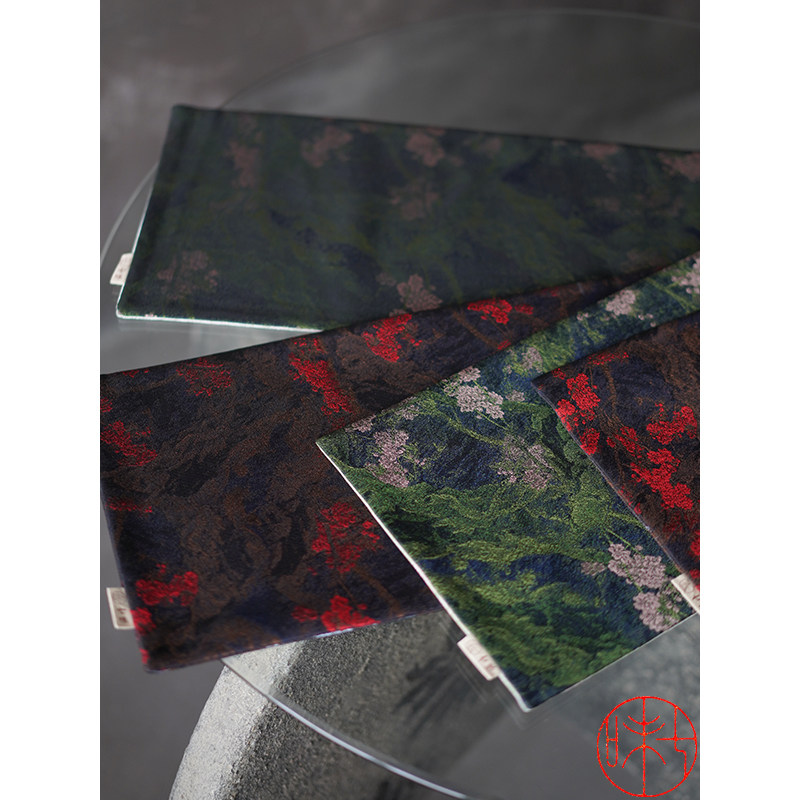 七味自制茶席 质感很好的织锦席垫锦缎双面中式纹饰提花桌旗布艺,居家布艺,茶席,淘宝优惠券,粉丝福利购,淘宝优惠卷