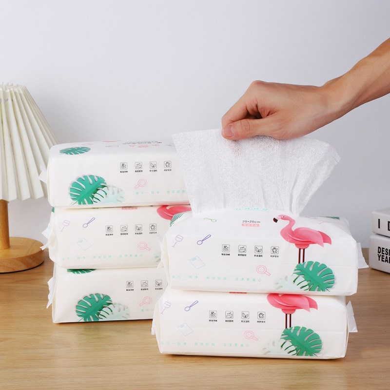 抽取懒人抹布抽式厨房用纸专用纸巾一次性干湿洗碗布家务清洁用品