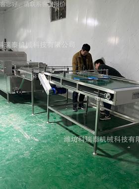 洗蛋多少源头厂家生产鸡蛋钱鸭蛋自动清洗机机 自带 风干KIB光检