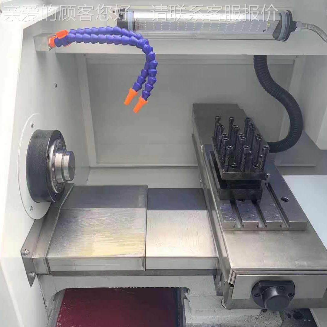 新款卧式全闭0C0640640控数车 广数系统床排刀架数控封车床现货