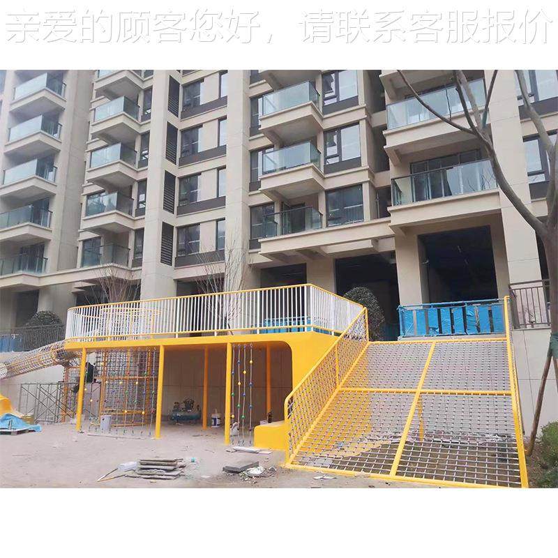 游工厂户廊攀爬网HPL206组合滑梯 非标儿童外动力游乐 架结构乐设