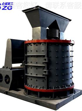 立轴式矿石制砂机 直通筛PEL-1000底无复合破式式 耐火材料立细碎