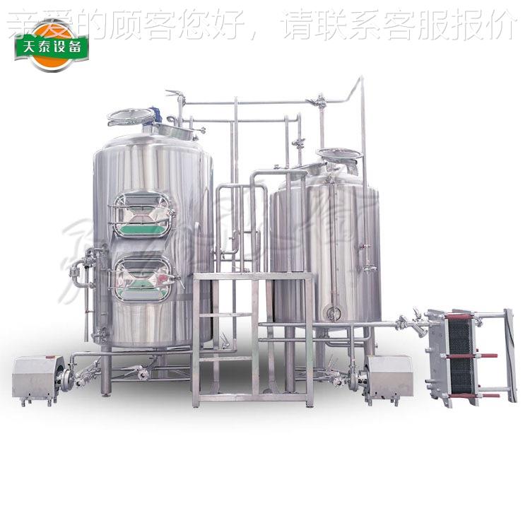 创整业目 餐吧500升啤酒酿套造设备啤酒机 精酿啤项酒酿造TOW设备