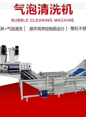 货供应草莓气泡洗机 冻现草莓全套速设备 洗CTE草莓清洗清机