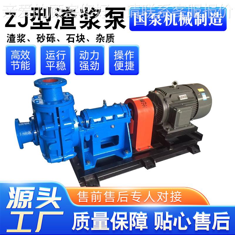 卧-式KUC渣浆泵 150ZJ-CI42型城镇处污水理排污泵