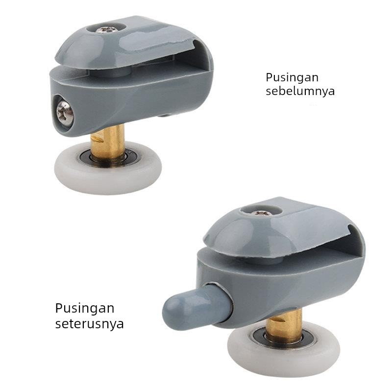 溢溢隆 老式玻璃移门滑轮淋浴房滑轮侧挂轮上下摇摆单轮滚轮吊轮