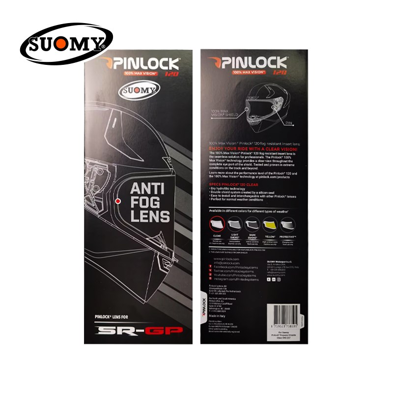 SUOMY头盔镜片PINLOCK防雾贴