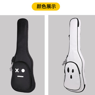 电吉他包个性双肩背包加厚可爱通用吉他套袋bass琴包袋子防泼水