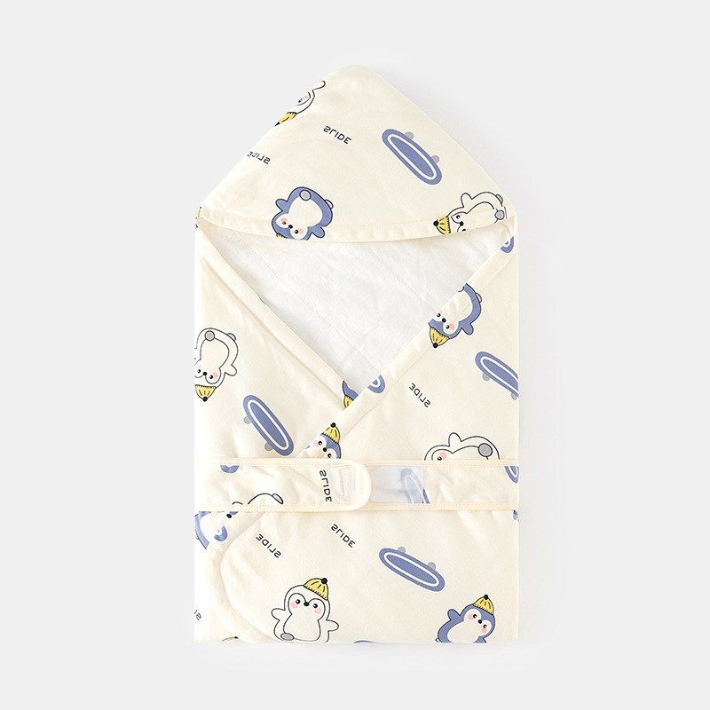 新生儿包被婴儿纯棉初生抱被加棉春秋薄棉被子襁褓产房宝宝裹布