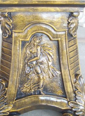 欧式花园鱼池水景摆设佳艺雕塑欧式浮雕天使多层流水喷泉喷水摆件