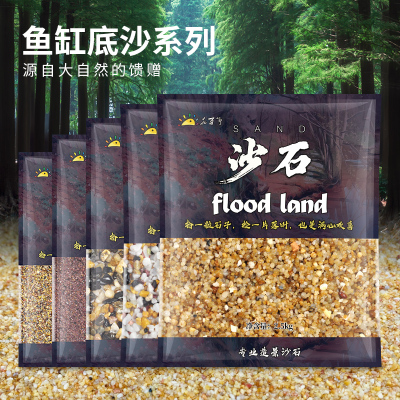 鱼缸底砂造景沙石头沙子底沙溪流石雨林沙天然细沙雷龙鱼观花百年