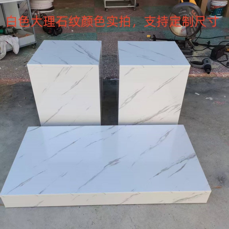 展示台方形陈列台地台摆件增高底座模特底座橱窗站台样品手办摆台