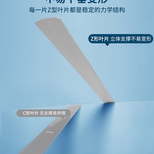 免打孔百叶窗帘铝合金卫生间浴室厨房公室窗户遮光升降卷帘家用