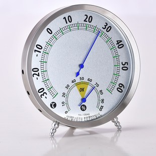 工业温湿度计高精度机械温度计药店养殖大棚室内外家用温度湿度表