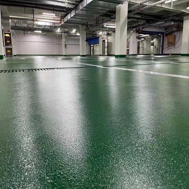 金泰斯微珠防滑地坪漆停车场车道防滑地坪环氧树脂地坪漆耐磨防滑