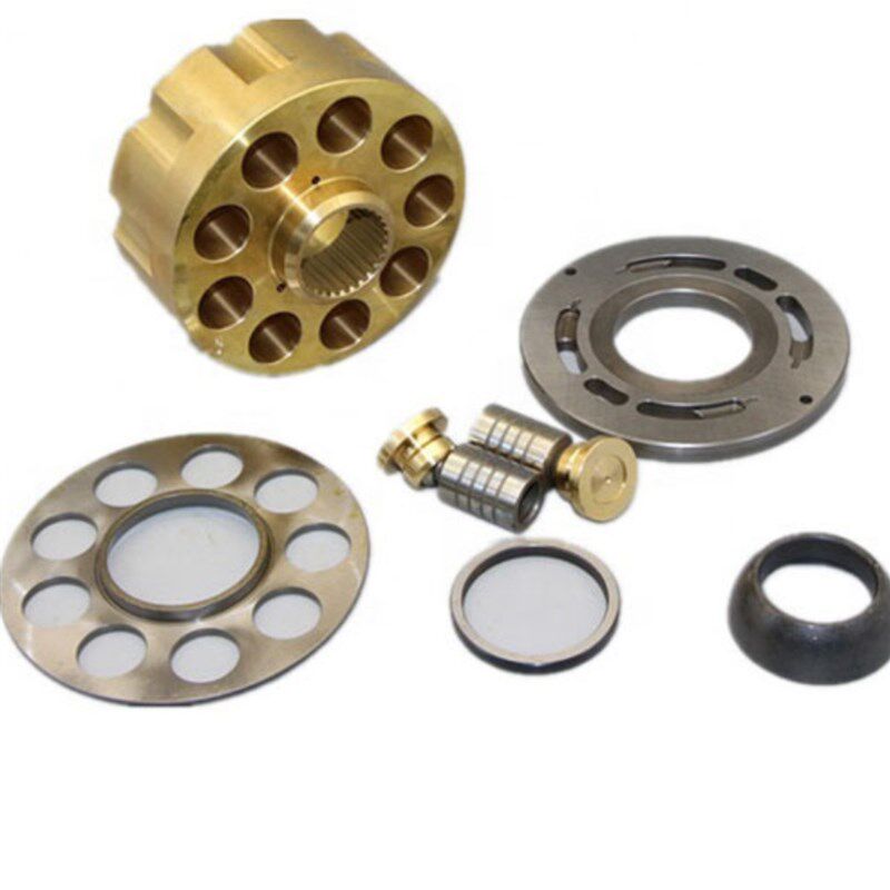 挖掘机配件大宇55现代60斗山80行走泵马达GM09泵胆柱塞配油盘维修