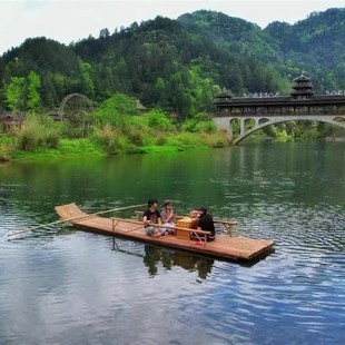 竹筏 竹排 竹排船 筏子 观景竹筏 漂流竹筏 垂钓竹筏 竹船