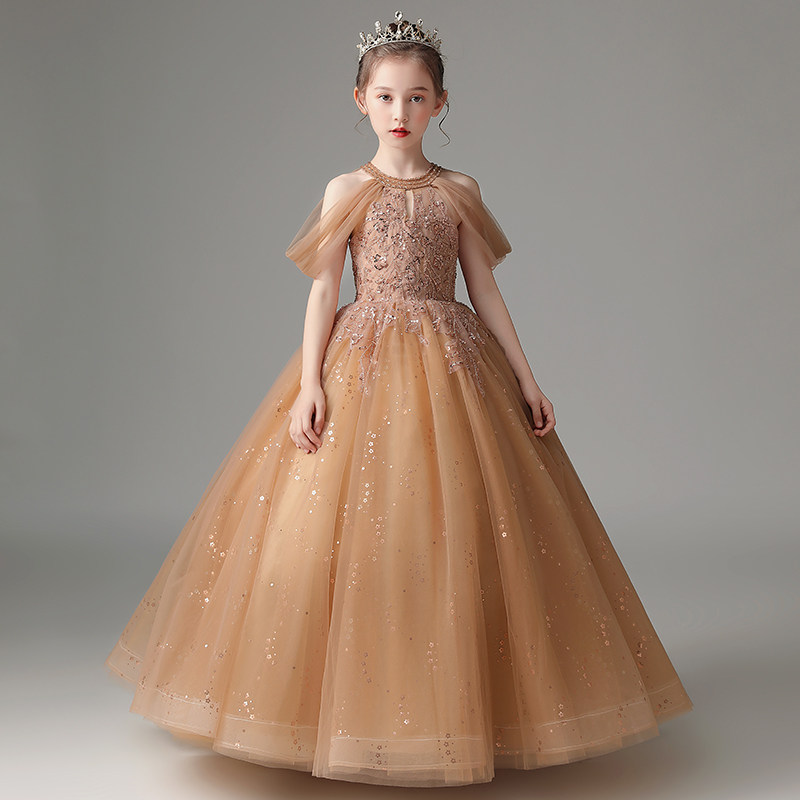 儿童礼服公主裙生日花童婚纱洋气高端主持人服装走秀钢琴演出服夏,童装/婴儿装/亲子装,儿童礼服,淘宝优惠券,粉丝福利购,淘宝优惠卷