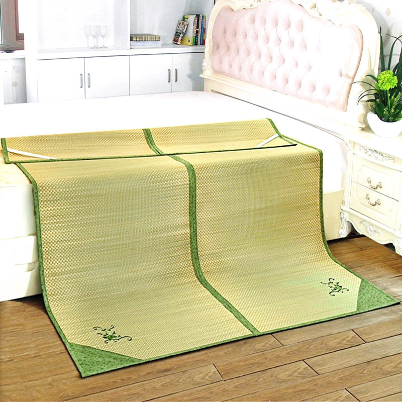 夏季天然蔺草席折叠式软席子床垫凉席家用单人学生宿舍草编芦苇席,床上用品,凉席/草席/麻席,淘宝优惠券,粉丝福利购,淘宝优惠卷