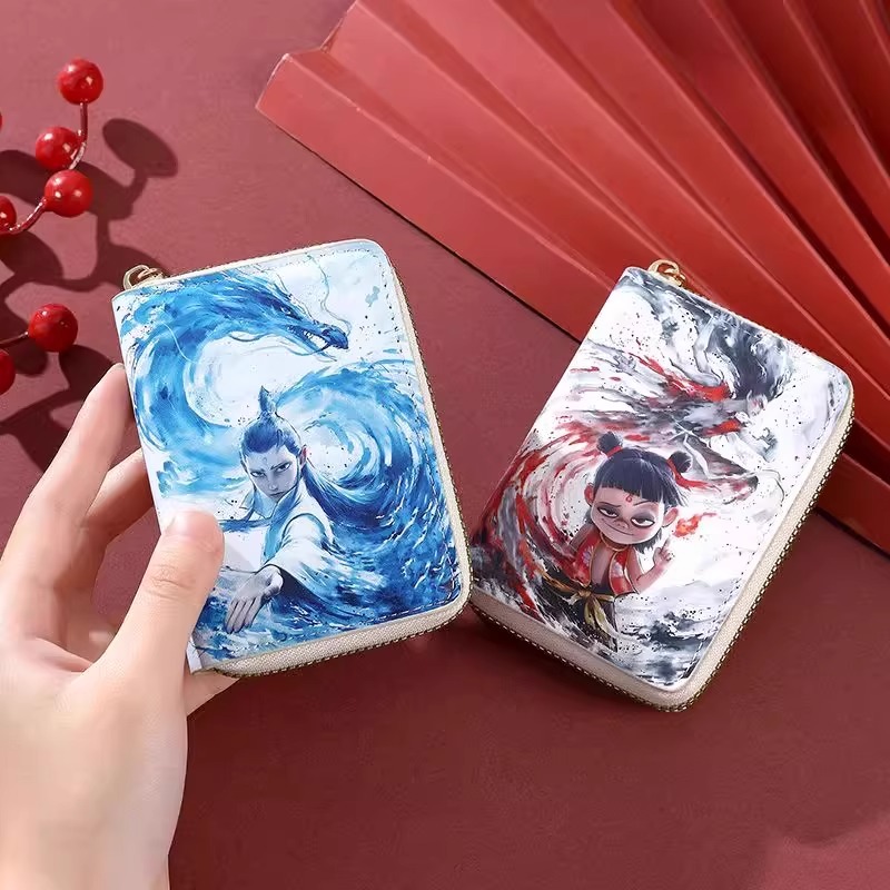 哪吒之魔童闹海卡包动漫拉链