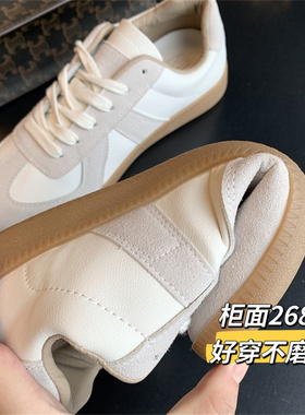 柜面2680!好穿不磨脚运动板鞋平底单鞋I休闲鞋德训鞋女22新款秋冬