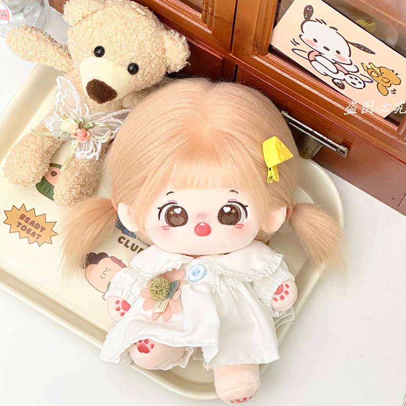 娃衣20cm小裙子可爱女娃换装衣服棉花娃娃公仔着装配饰夏季套装