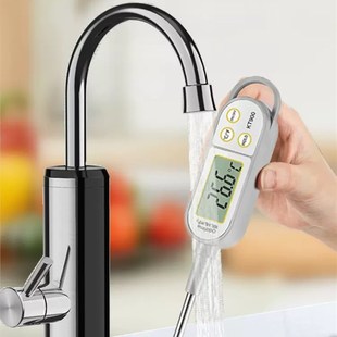 食品中心温度计商用烘焙熬糖液体油温水温计防水 欧达时超长探针式