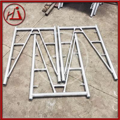 澳洲出口款色门架Frame梯形架H型门式脚手架48和42的企管都有