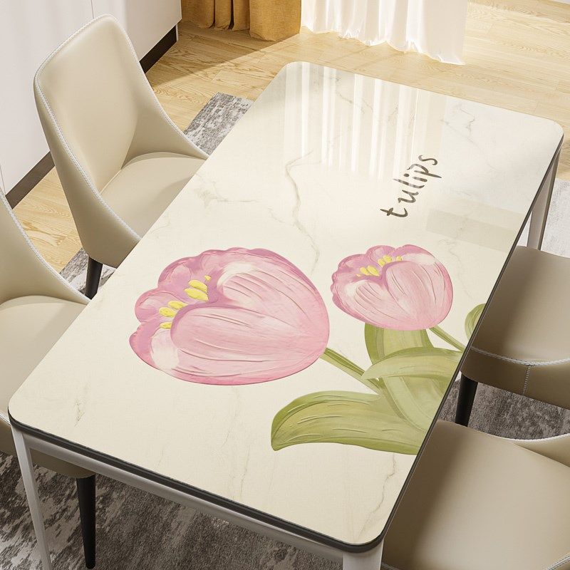 软玻璃餐桌垫隔热垫免洗防水防油防烫桌面垫pvc茶几桌布圆角定制,居家布艺,桌布,淘宝优惠券,粉丝福利购,淘宝优惠卷