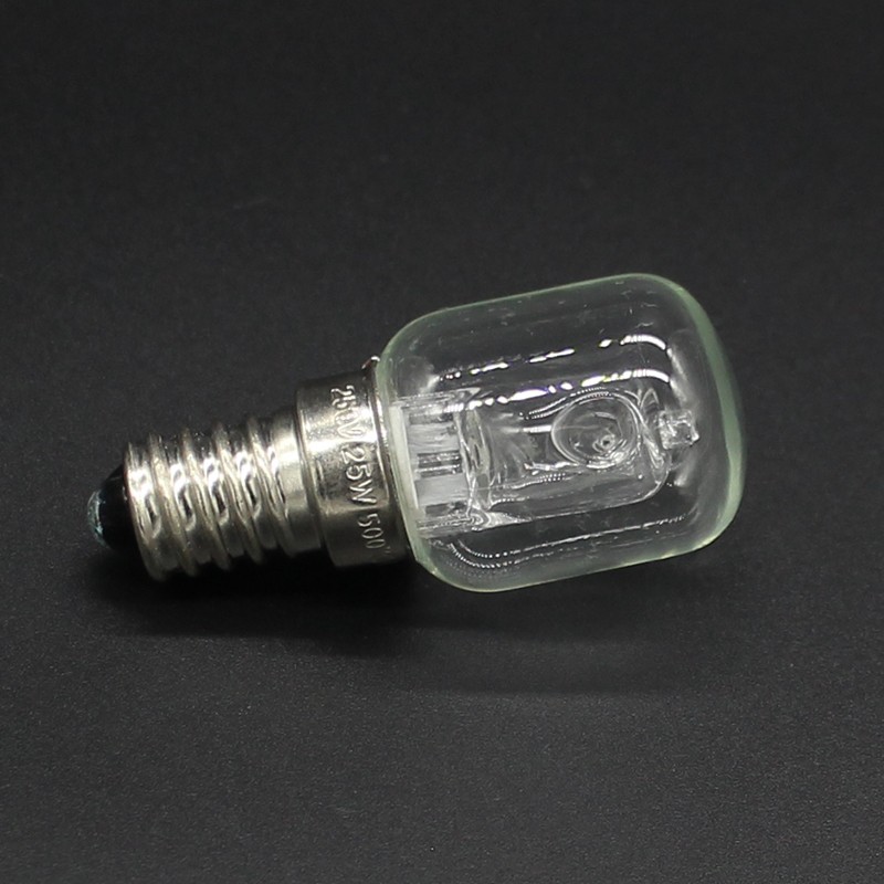 耐高温灯泡烤箱灯烤炉灯暖黄光500度灯泡E14 25W螺口卤素卤钨灯