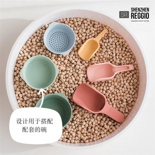 硅胶勺子碗铲玩具感官盆工具瑞吉欧材料幼儿园手眼协调玩具教具