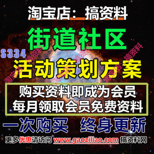 街道社区活动运营推介策划营销方案PPT完整案例32份
