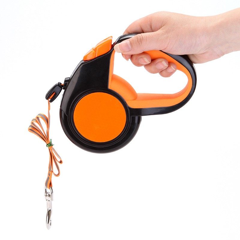 宠物用品可伸缩自动牵引器中C大型犬用狗狗遛狗牵引绳5米