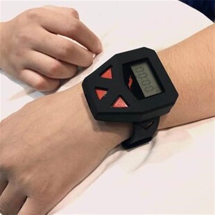 手环闹钟起床叫醒懒人克星静音变态O打脸智能电流手表