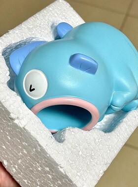 丑鱼摆件a创意可爱卡通树脂牙刷架浴室牙具座办公室笔筒桌面装饰