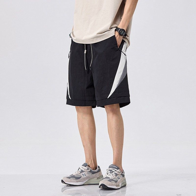 休闲短裤男夏季冰丝薄款美式工装裤子宽松户外运动速干五分裤中裤,男装,短裤,淘宝优惠券,粉丝福利购,淘宝优惠卷