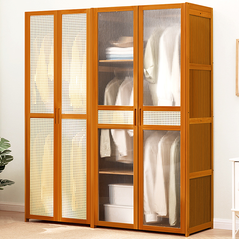 衣柜家用卧室木质推拉门儿童衣橱出租房屋用经济型简易柜子小户型